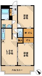 ヒルズシンシアの物件間取画像